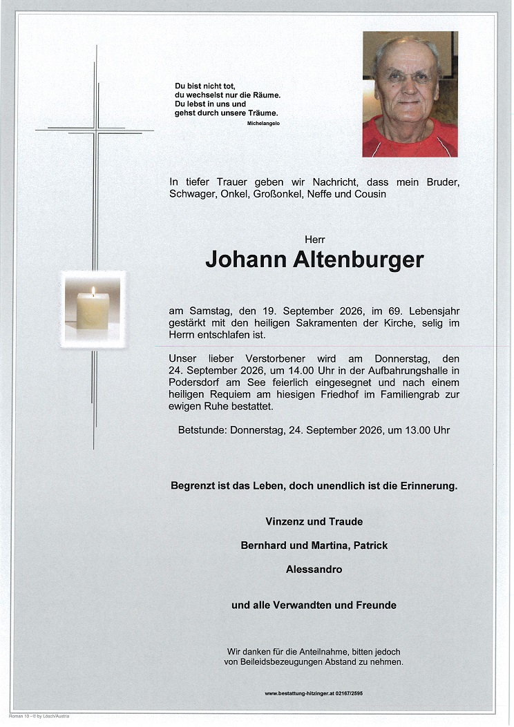 Parte Johann Altenburger